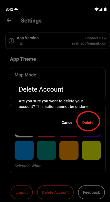 Confirm Deletion
